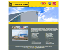 Tablet Screenshot of claddingservices.com